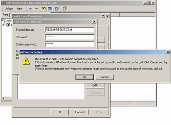 Figure 1. Set up a Trust